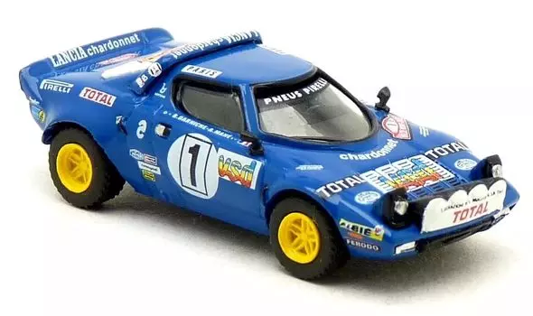 BREKINA Lancia Stratos HF Rally 1980 BREKINA Stratos HF TOTAL Мини-автомобиль HO масштаб 1/87 #1