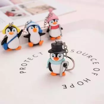 Брелки для ключей Пингвин Брелок Зимний пингвин Брелок Кукла Пингвин Подвеска Милый пингвин Брелок Random Style
