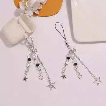 Брелки для ключей Y2K телефонная цепочка телефонный брелок Y2k чехол для наушников подвеска сумка украшение A