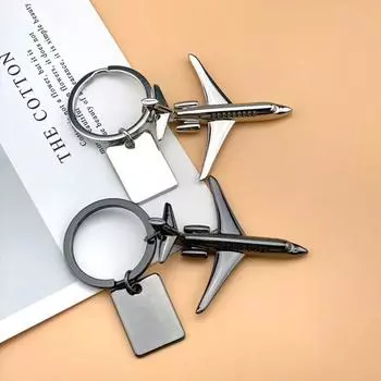 Брелки для мужчин, сумка для ключей, брелок для ключей, модель самолета, игрушка-истребитель, дорожный подарок as the picture