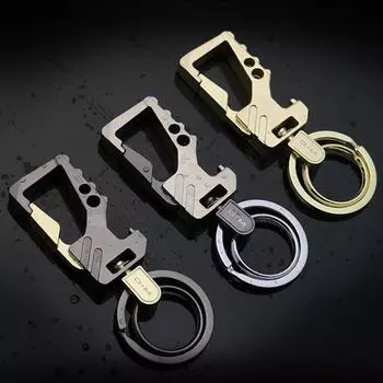 Брелки для мужчин, сверхмощный брелок для открывания бутылок, мужской и женский автомобильный соединитель из цинкового сплава чёрный