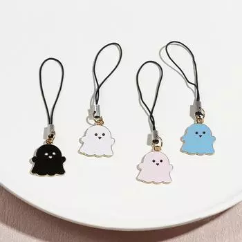 Брелки для пар с изображением дьявола и привидения, защитные чехлы для наушников, подвески для школьников, аксессуары для подвешивания школьных сумок