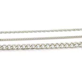 Брелки Металлическая панк-брючная цепочка на брюках для девочек Металлическая цепочка на ремень для кошелька Брелок для брюк Хип-хоп-ювелирные изделия серебряный