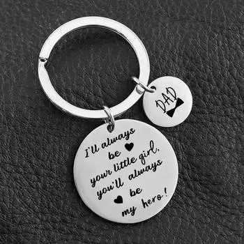 Брелки на день матери, кольца, подвески с лазерной надписью, держатель из нержавеющей стали, подарочные аксессуары