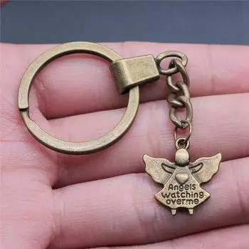 Брелки с крыльями ангела, аксессуары, ювелирные изделия и аксессуары, размер кольца 30 мм