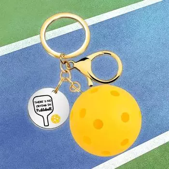 Брелки с пиклболом, кольца, держатель, креативные подвески, подарок, модные аксессуары
