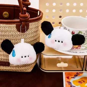 Брелки с подвесками в виде мультяшных щенков, милые мягкие плюшевые собачки, брелоки с куклами, креативные уникальные дизайнерские автомобильные брелоки, детские игрушки