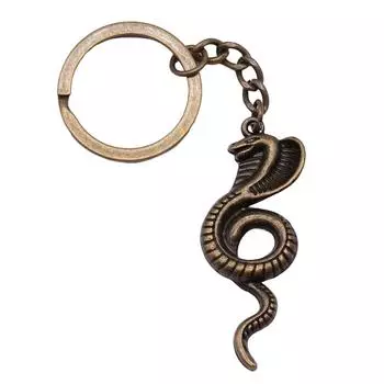 Брелки в виде дракона и змеи, выводы для Diy, аксессуары для металлических ремесел, брелки для ключей A18-1pcs-21x15mm