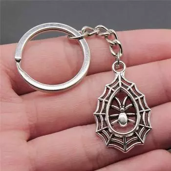 Брелки в виде летучей мыши-паука, автомобильные аксессуары, новые товары для ювелирных колец, размер 28 мм A03-1pcs-33x23mm