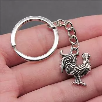 Брелки в виде птицы, аксессуары своими руками, подарочные ювелирные изделия, подвески, размер кольца 28 мм A07-1pcs-19x17mm
