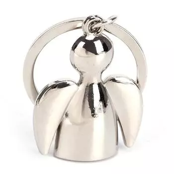 Брелок-ангел, подвесной брелок на талию, подвеска в виде ангела-евангелия 7.7*3 CM серебряный