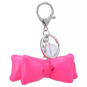 Брелок-бабочка Шарм-бантик Брелок для ключей Узел-бабочка Брелок Съемный шнурок для телефона Украшение для модных женщин красный