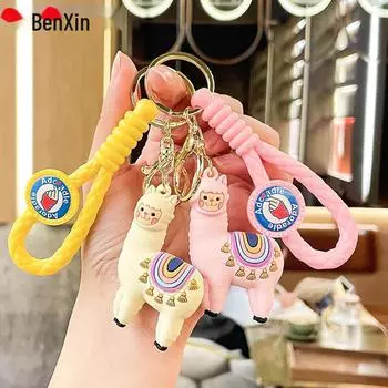 Брелок Benxin Alpaca Doll – изысканный брелок на сумку и небольшой подарок Single OPP Bag Packaging