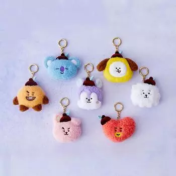Брелок/брелок для куклы Line Friends BT21 Hope in Love Face (6 вариантов) COOKY