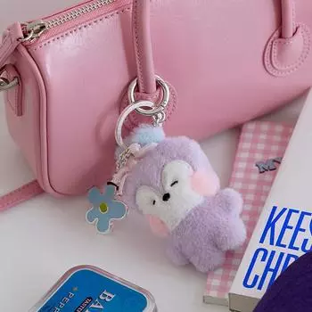 Брелок BT21 MANG Mini Mini Ribbon Edition с плюшевым эффектом