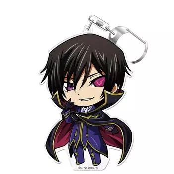 Брелок Code Geass Lelouch of the Rebellion, одежда Lelouch Zero [azumaker] PuniColle! (с подставкой) вер.