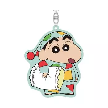 Брелок Crayon White W95mm x PVC [Toshin Pack] Shin-chan Package: H130мм/Материал