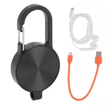 Брелок-диктофон с голосовым управлением HD с тройным шумоподавлением Мини-брелок для записи голоса 8GB