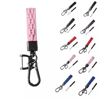 Брелок для автомобиля из овчины ручной работы с индивидуальным и креативным дизайном для мужчин и женщин, подвеска для автомобильного брелока One Size