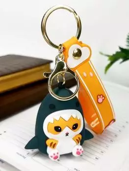 Брелок для автомобиля в виде 3D куклы «Кошка» One Size