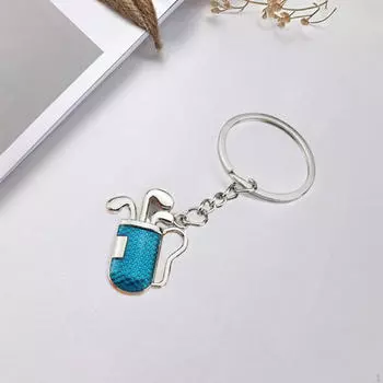 Брелок для гольфа Tube 2D Simulation Club Брелоки в подарок Argent Blue