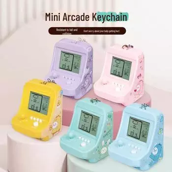 Брелок для игры в мини-тетрис на ручке - классическая аркадная игрушка в подарок