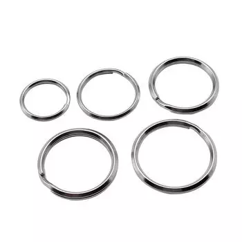 Брелок для ключей 30 мм, 4 размера, 2 цвета, аксессуары, детали, женские украшения, массивный этнический сувенир A06-10pcs-20mm-Steel