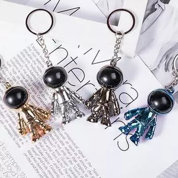 Брелок для ключей 3D Астронавт Космический пришелец Сплав Подарок Для Гаджетов Для Брелока Держатель