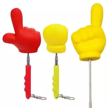 Брелок для ключей Agaplus с губчатыми пальцами, трехуровневая дубинка, набор из 3 шт., настольная игра для представителей Кореи