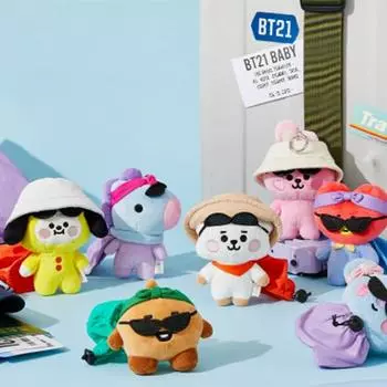 Брелок для ключей Baby Travel Doll BT21 (7 типов) #KOYA
