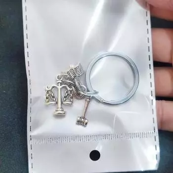 Брелок для ключей «Баланс», «Судья и книга» для юриста, подвеска на рюкзак, аксессуары для сумок ручной работы