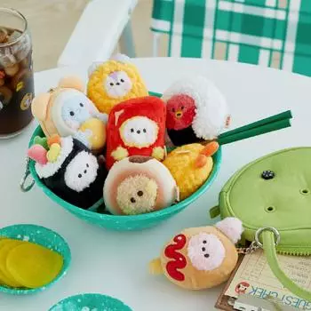 Брелок для ключей BT21 Character minini BUNSIK Edition Plush