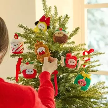 Брелок для ключей BT21 mini minini Petit Holiday Decoration Doll CHIMMY