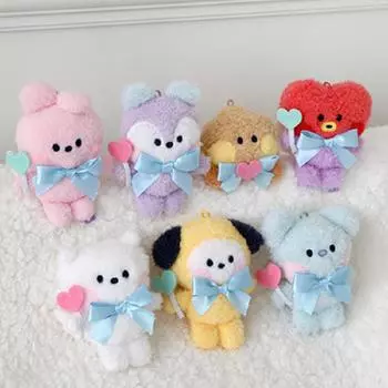 Брелок для ключей BT21 minini Plush Angel ver. CHIMMY