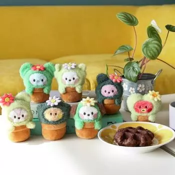 Брелок для ключей BT21 minini Plush GREEN ver. COOKY