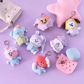 Брелок для ключей BT21 New Basic Pijama Plush CHIMMY