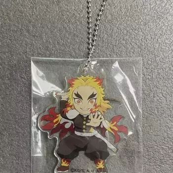 Брелок для ключей Demon Slayer Infinity Train Rengoku Kyojuro из акрила