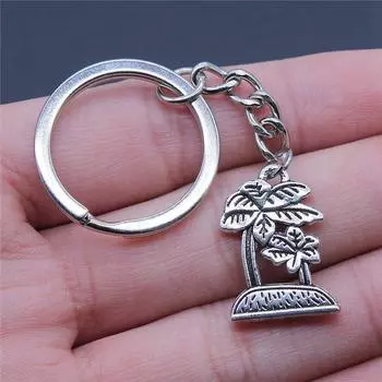 Брелок для ключей «Дерево жизни» для мальчиков, украшения на выпускной, крутые украшения A40-1pcs-17x18mm