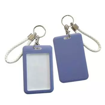 Брелок для ключей, держатель студенческой карты, простая однотонная серия, деловая рабочая карта для женщин и детей, держатель для студенческой фотокарты, чехол One Size