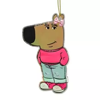 Брелок для ключей Европейский и N Pack Cool Guy Подвеска Двусторонняя акриловая подвеска One Size