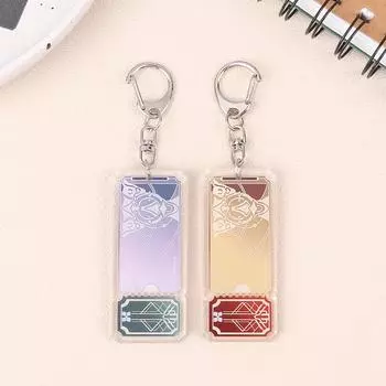 Брелок для ключей Game Honkai Star Rail, мультяшный акриловый кулон, брелок, ювелирные изделия, интересный брелок, кулон, подарок серебряный