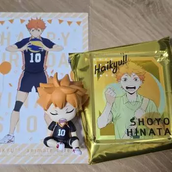Брелок для ключей Haikyu Hinata Junior High School Chibi из акрила на плечо Kung Birthday Bonus