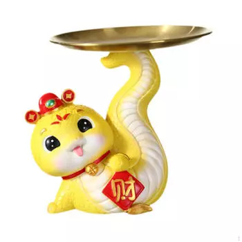 Брелок для ключей и подставка для украшений в виде мультяшной змеи Style C