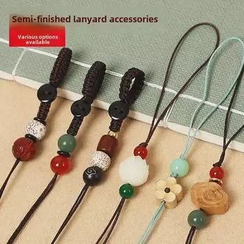 Брелок для ключей и телефонный шнурок из нефрита своими руками