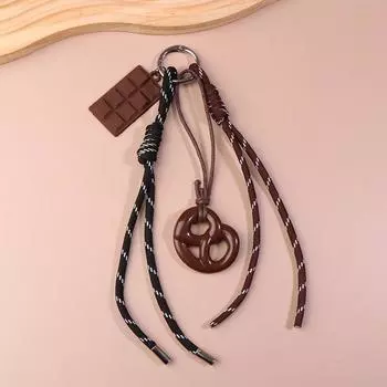 Брелок для ключей Ins Braided Rope Baseball, креативный спортивный брелок, модный брелок для ключей из плетеной веревки, подвеска для сумки для девочек, аксессуары для ключей