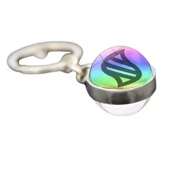 Брелок для ключей из драгоценного камня Time Glass с подвеской в виде глаза дьявола One Size