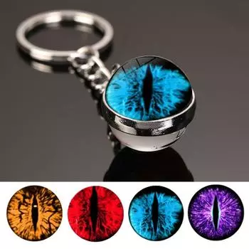 Брелок для ключей из драгоценного камня Time Glass с подвеской в виде глаза дьявола One Size
