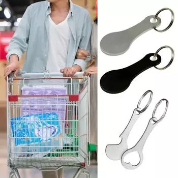 Брелок для ключей из нержавеющей стали, ручная корзина, жетон, металлический удобный брелок, аксессуар B