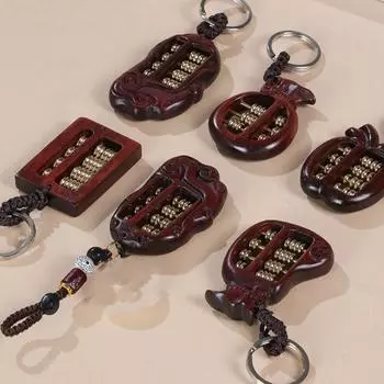 Брелок для ключей из палисандрового дерева, подвесной, брелок для ключей от машины, креативный деревянный кулон, подарок на день рождения Style C