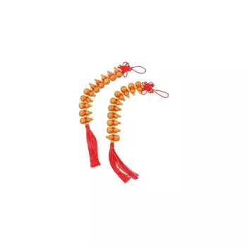 Брелок для ключей из персиковой тыквы с изображением пяти императоров, брелок для ключей в форме китайского узла, фиал no.7